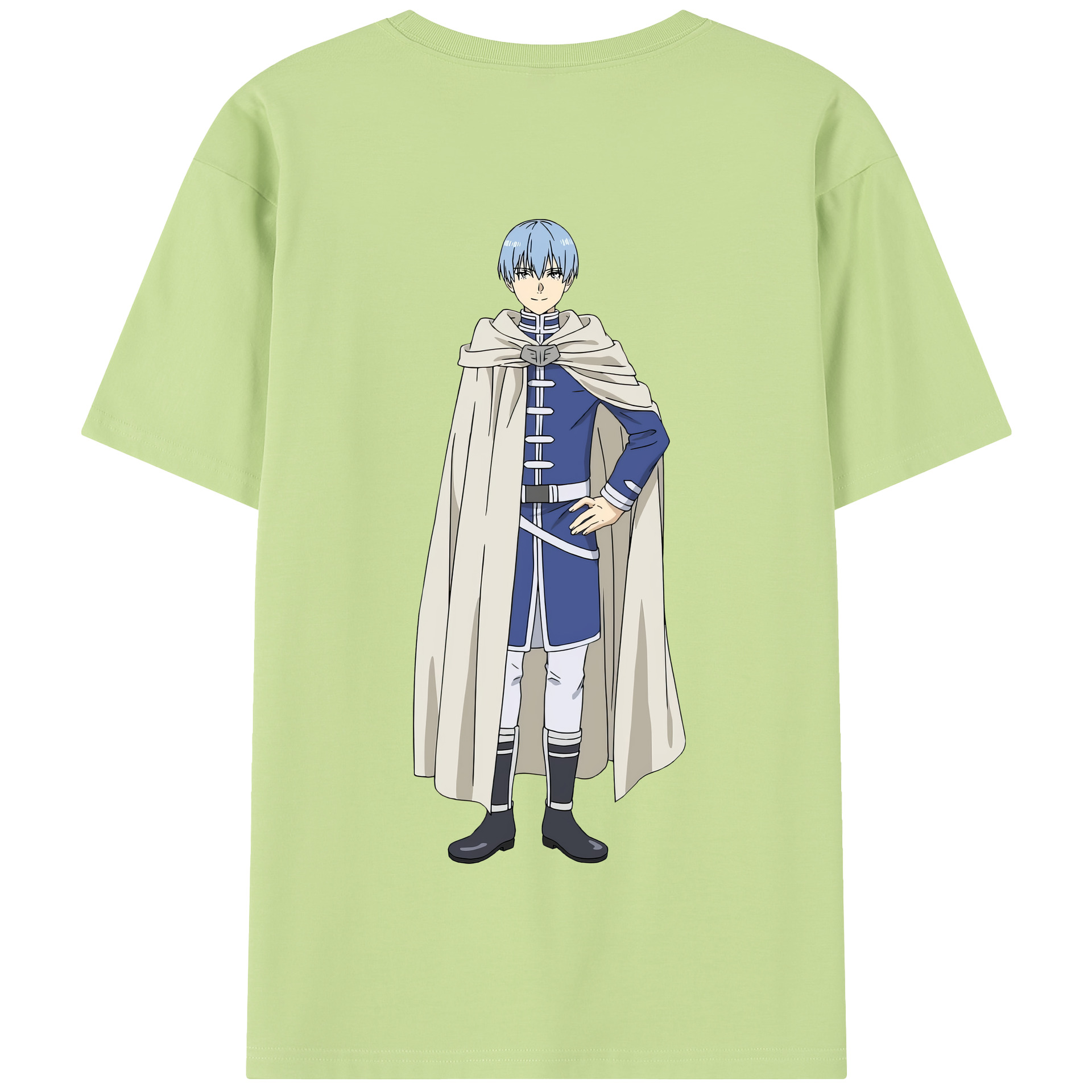 （画像用） 葬送のフリーレン Frieren 綿100％半袖Tシャツ（背面プリント）